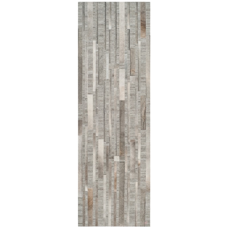 SAFAVIEH Handmade Studio Leather Kandice Modern Leather Rug