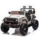 preview thumbnail 61 of 78, 2-seater Kids Ride On Electric Car W/parents control,light&rear searchlight,Power display, Four-wheel suspension Pink White
