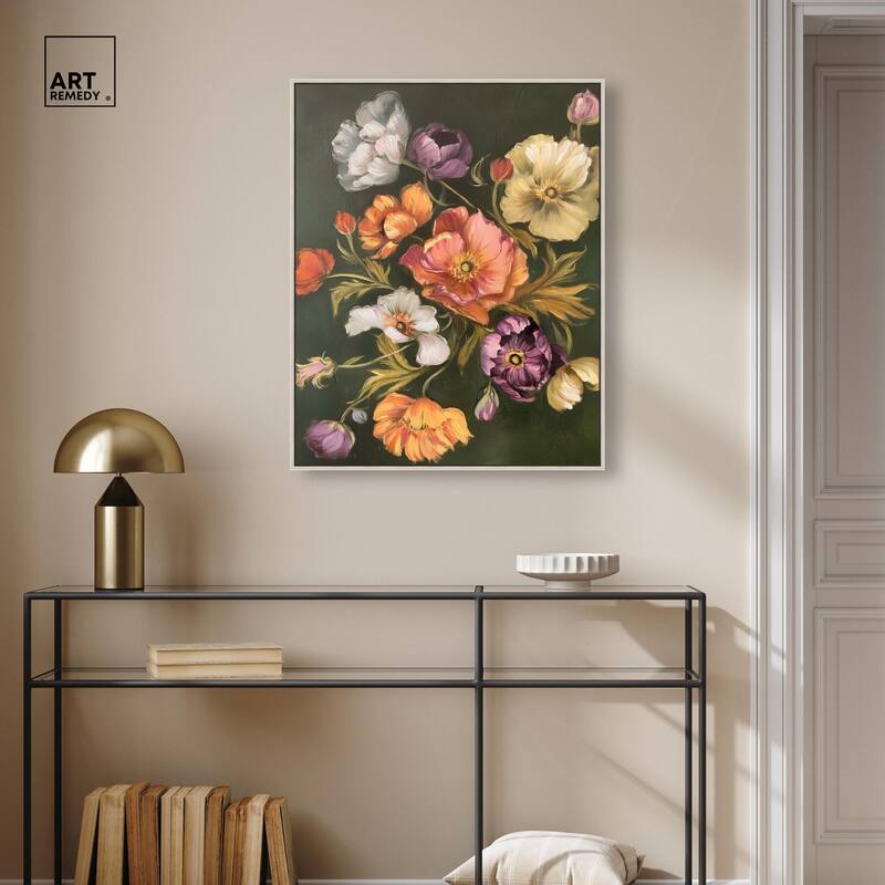 Twilight Tulips II Canvas by Art Remedy