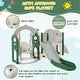 preview thumbnail 6 of 7, Toddler Slide and Swing Set 8 in 1, Kids Playground Climber Slide Playset with Basketball Hoop Freestanding Combination