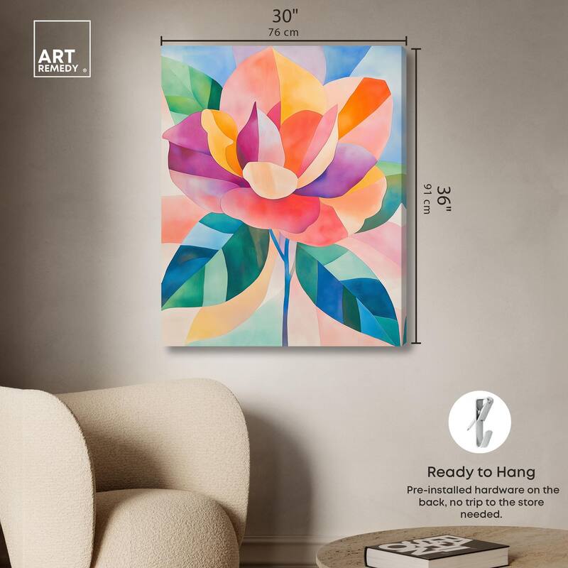 Ail Geofloral I Canvas by Art Remedy, Gallery Wrapped