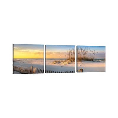 iCanvas "Pensacola Beach Sunrise" by H.J. Herrera 3-Piece Canvas Wall Art Set