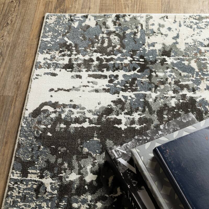 HomeRootsAbstract Modern Rectangle Area Rug