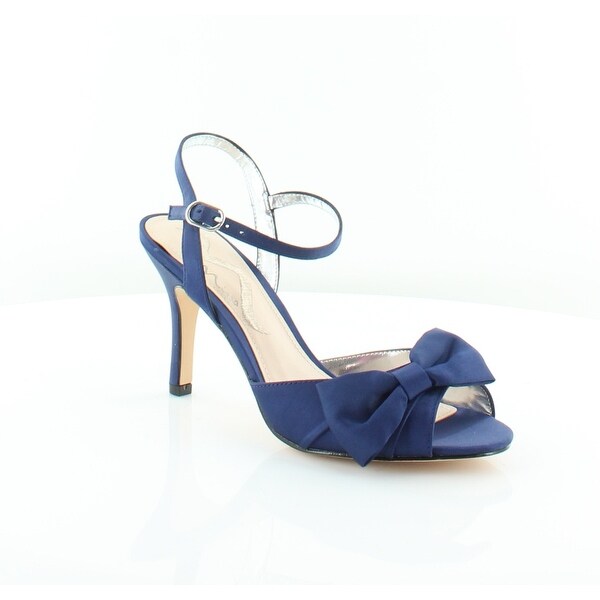 nina navy blue evening shoes