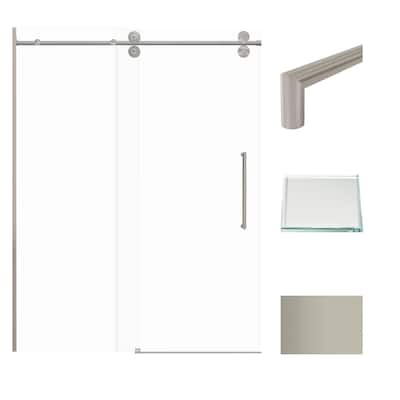 Transolid TBD608010L-T Teegan 80" High x 59" Wide Bypass Frameless