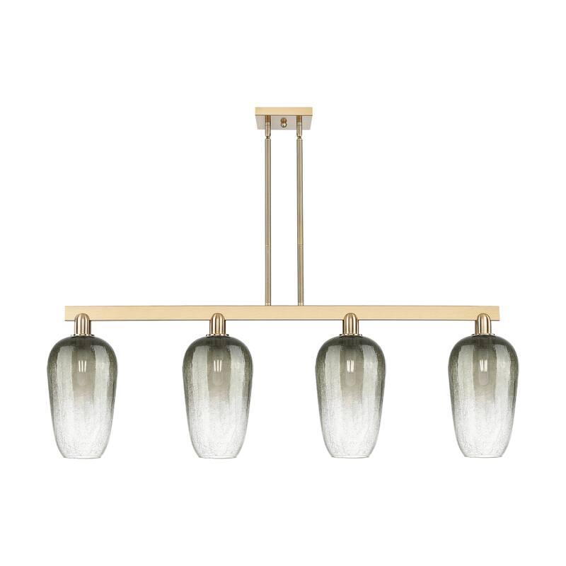 Innovations Lighting Urban Downtown - Brookhaven Flute - 4 Light 48" Stem Hung Island Light
