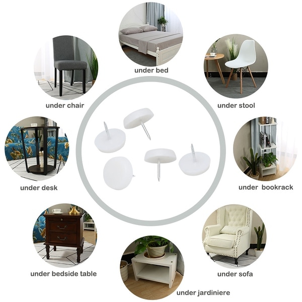 Nylon chair feet sales