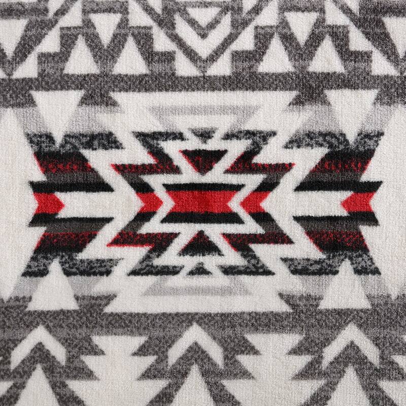 Eddie Bauer Clyde Hill Stripe Ultra Soft Plush Sherpa Throw Blanket