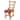 Red Cedar Log Ladder Back Dining Chair