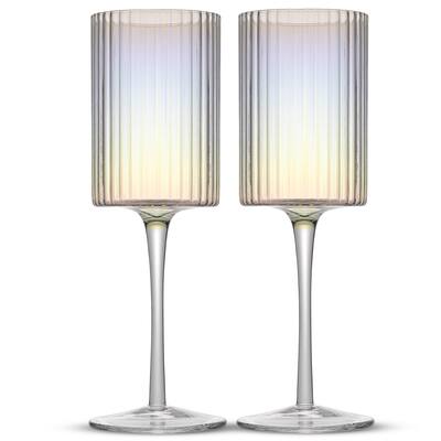 Christian Siriano Chroma White Wine Glasses