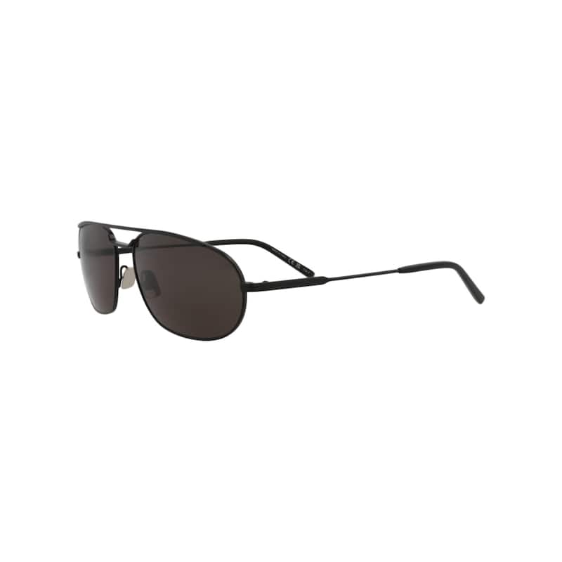 Saint Laurent Round-Frame Metal Sunglasses