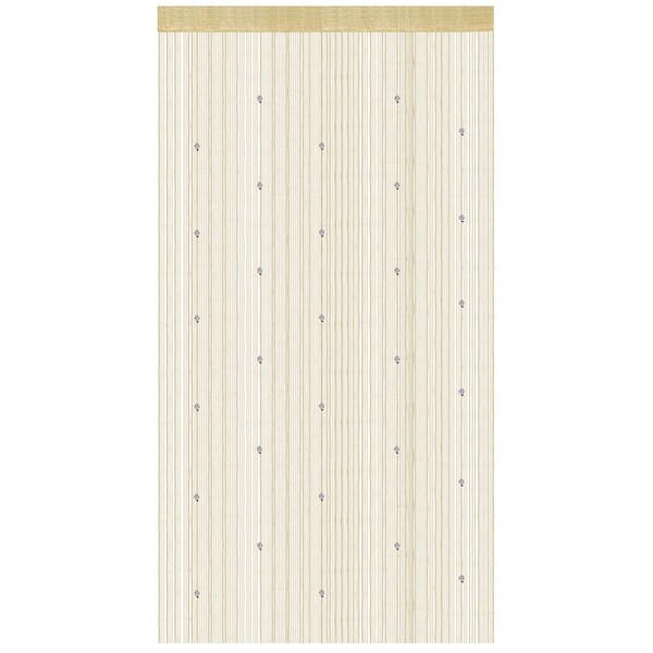 Shop Window Door Polyester Beads Pendant Decor String Curtain