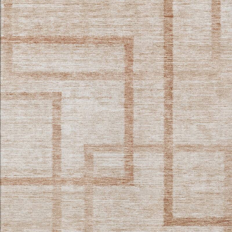 HomeRoots Geometric Transitional Rectangle Outdoor Rug