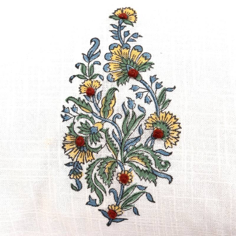 Rizzy Home Boho Floral Throw Pillow Cover