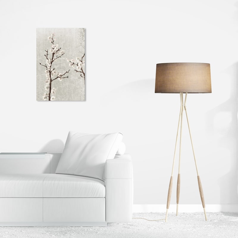 Wynwood Studio Canvas Floral and Botanical Like Cotton White and Global Wall Art Canvas Print - 16 x 24