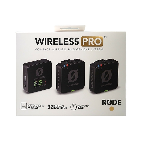 RODE Wireless Pro 2-Person Clip-On Wireless Microphone System