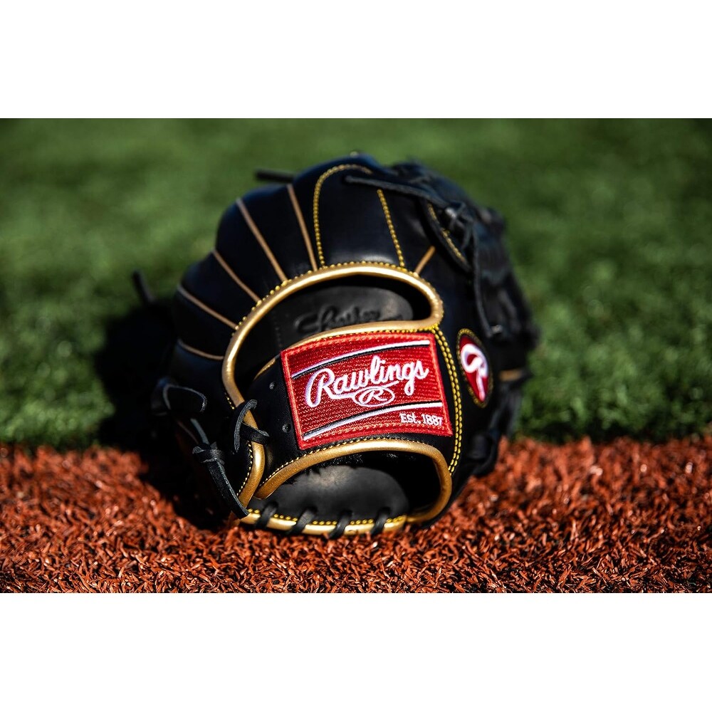 R9 Series 11.75-Inch Baseball Glove, Modified Trap-Eze Web/Black