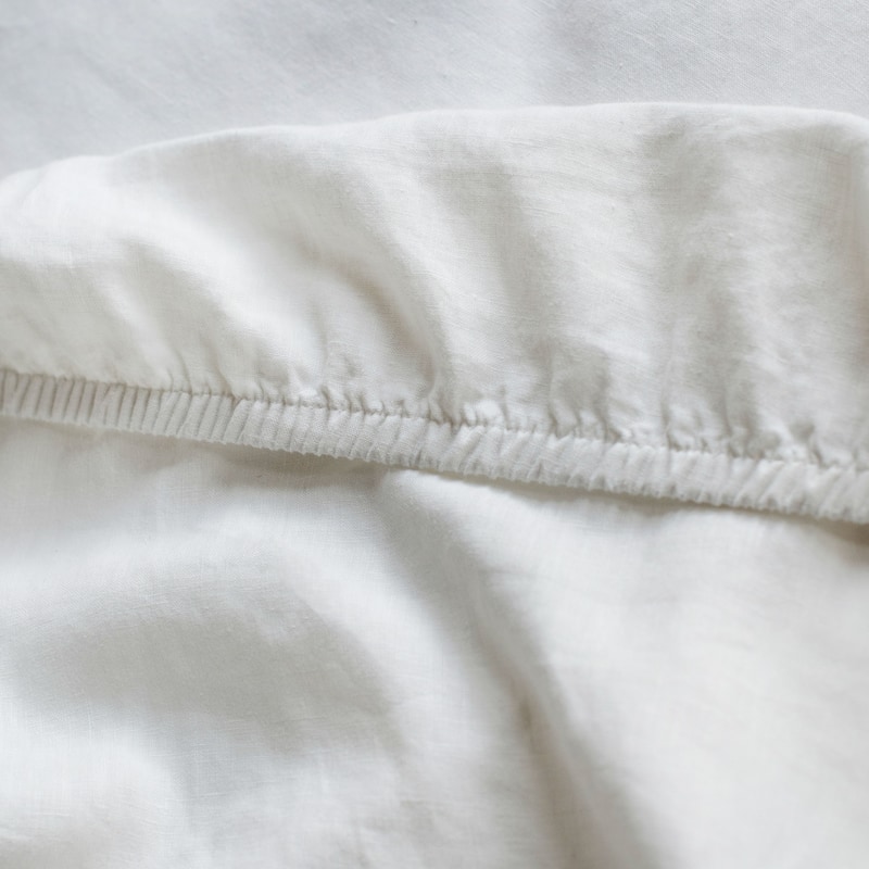 100% French Linen Sheet Set by BOKSER HOME