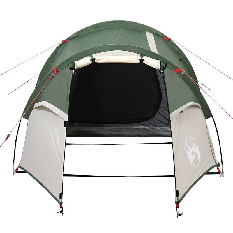 vidaXL Camping Tent Tunnel 3-Person Green Waterproof - 78.7 x 65.4 x 42.5