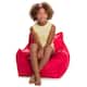 Bean Bag Chair for Kids, Teens and Adults, Comfy Chairs for your Room - Newport Chair - Red