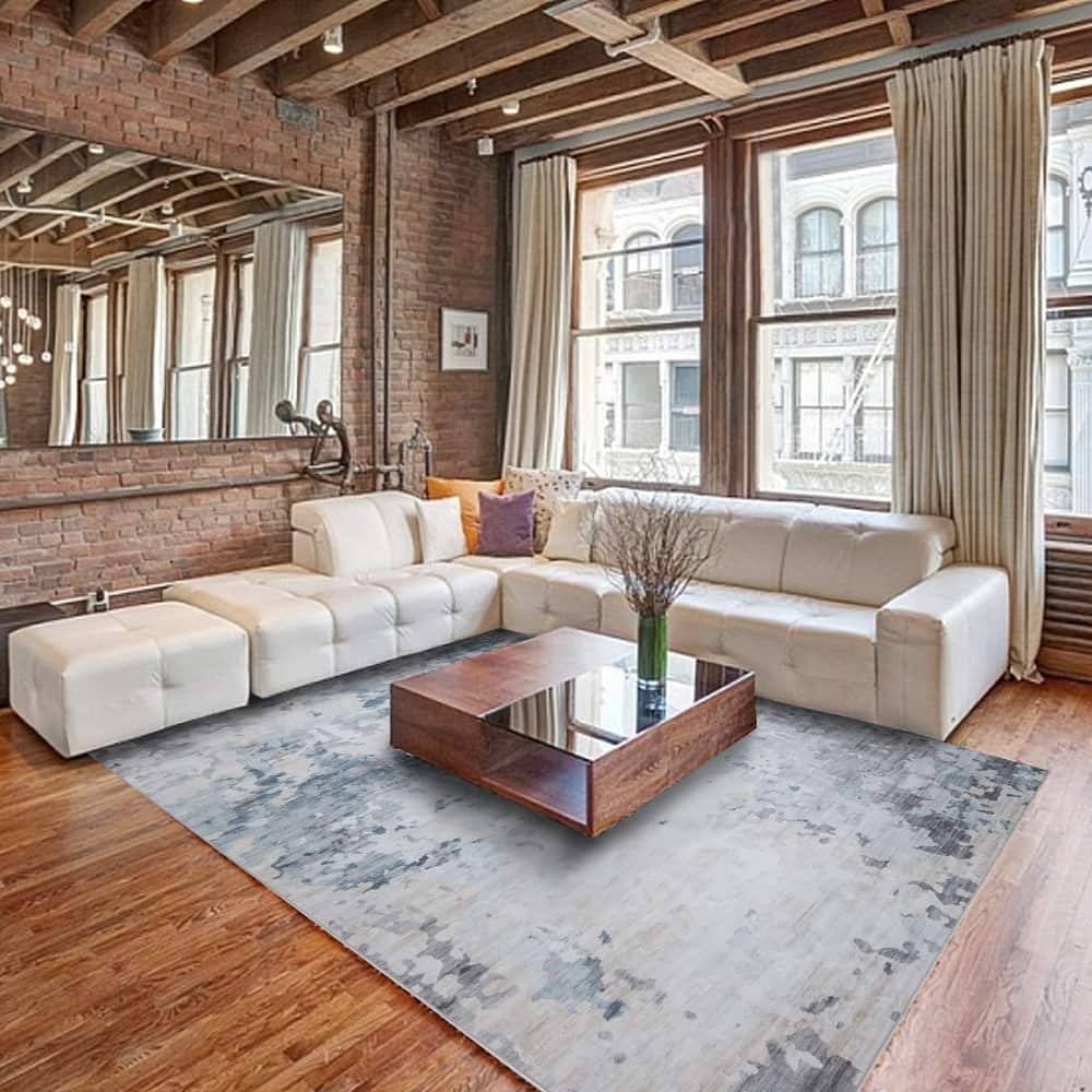 Gertmenian Crystal Print Soft Flat Pile Polyester Slip Resistant Washable Indoor Printed Area Rug Collection