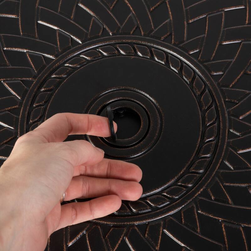 Wagner Round Aluminum Fire Pit - N/A