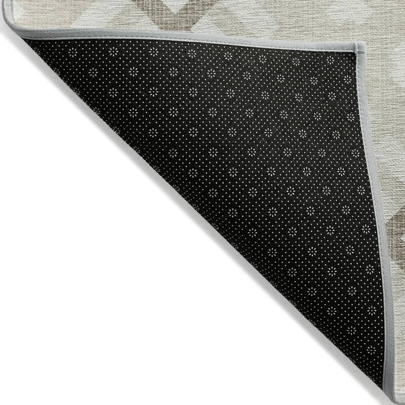 Machine Washable Indoor/ Outdoor Chantille Modern Trellis Rug