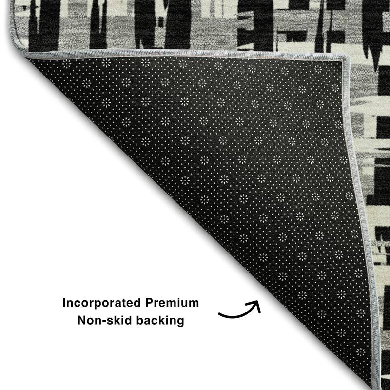 Premium Washable Super Soft Abstract Weave Mayfield Rug