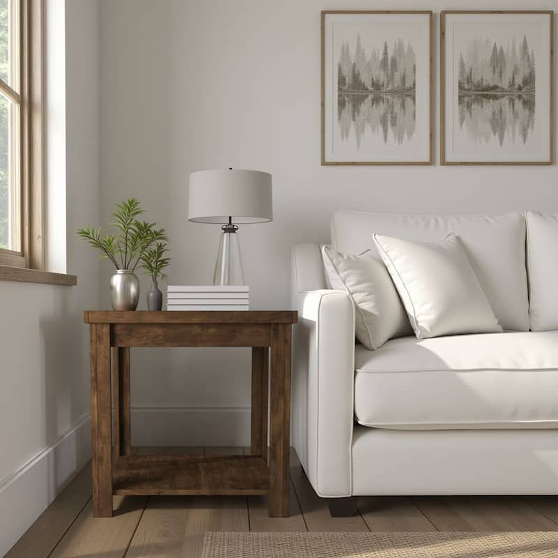 Bridgevine Home 24" Sausalito Side Table, No Assembly Required