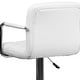 preview thumbnail 54 of 103, Quilted Vinyl Adjustable Chrome Bar Stool (Set of 2)