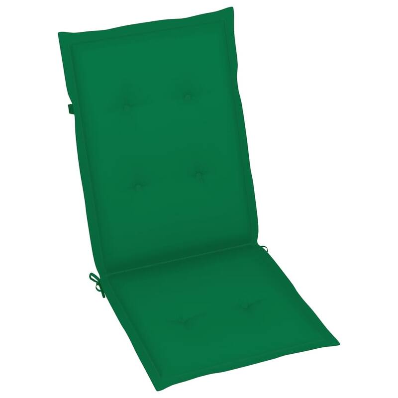 vidaXL Outdoor Recliner Chairs Patio Chair with Cushions Solid Wood Acacia
