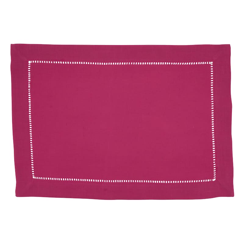 Classic Hemstitch Border Placemat (Set of 12)