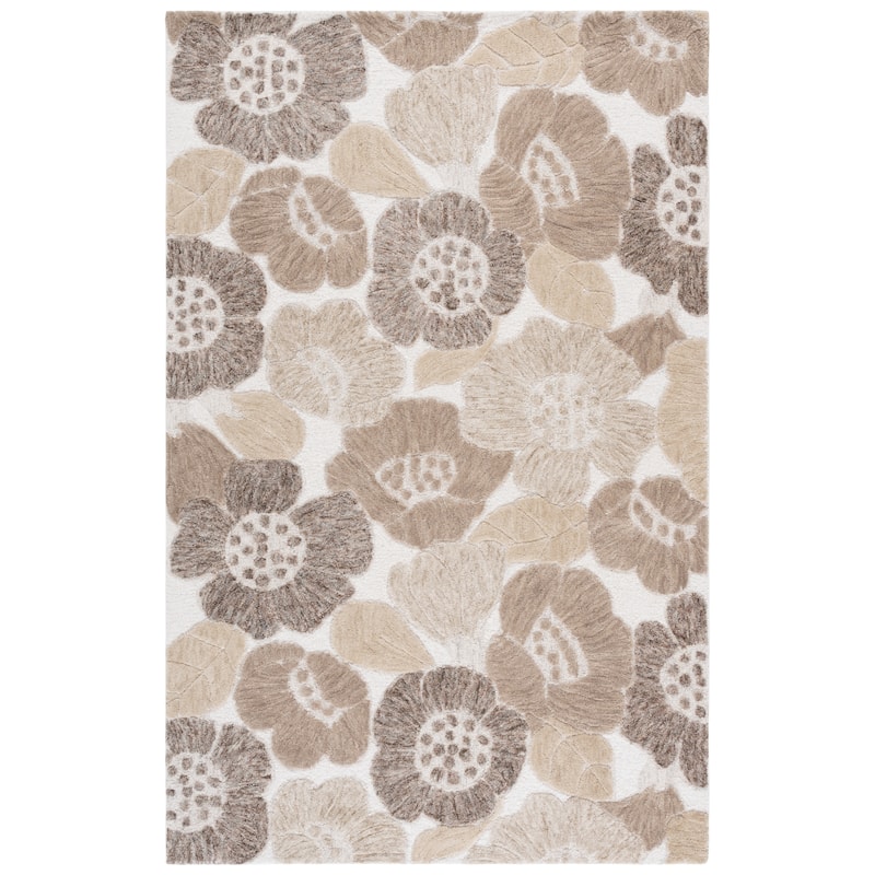 SAFAVIEH Handmade Jardin Ghada Floral Wool Rug