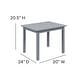 preview thumbnail 7 of 41, Kids 3 Piece Solid Hardwood Table and Chair Set for Playroom, Kitchen