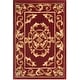 preview thumbnail 5 of 9, SAFAVIEH Handmade Naples Tomoyo Traditional Oriental Wool Rug 2' x 3' - Burgundy - Rectangle