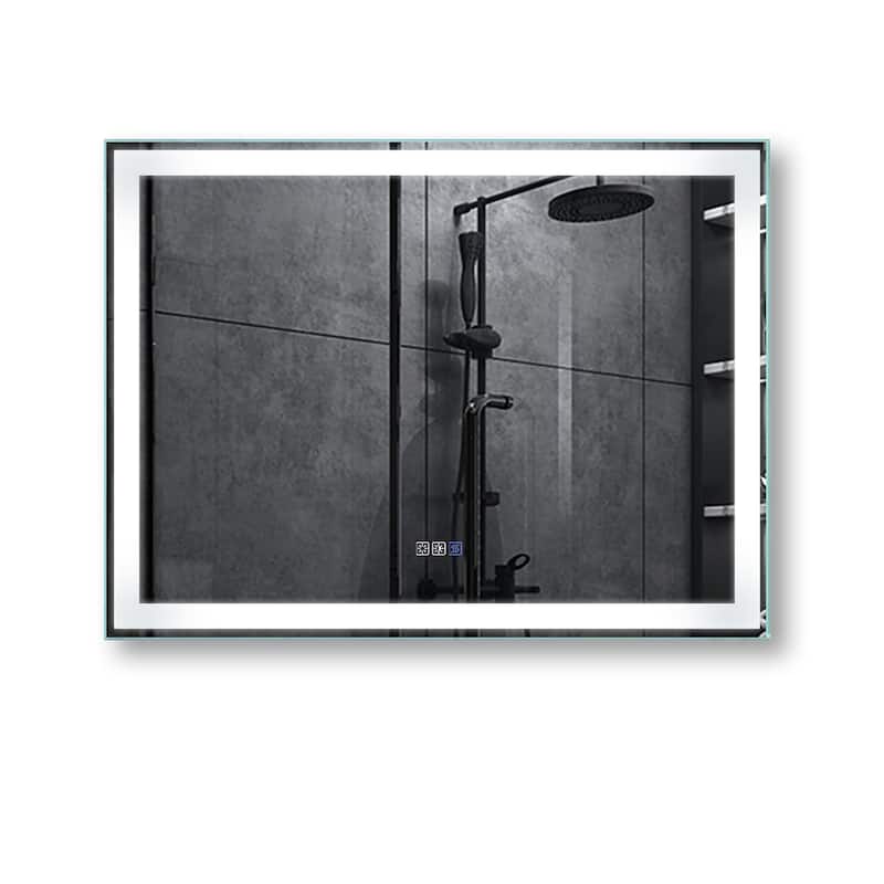 Clihome 48 X 36 Inch LED Lighted Bathroom Wall Mounted Mirror - 48"X36"