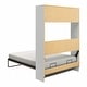preview thumbnail 12 of 11, Signature Sleep Pinnacle Queen Murphy Bed, White and Walnut