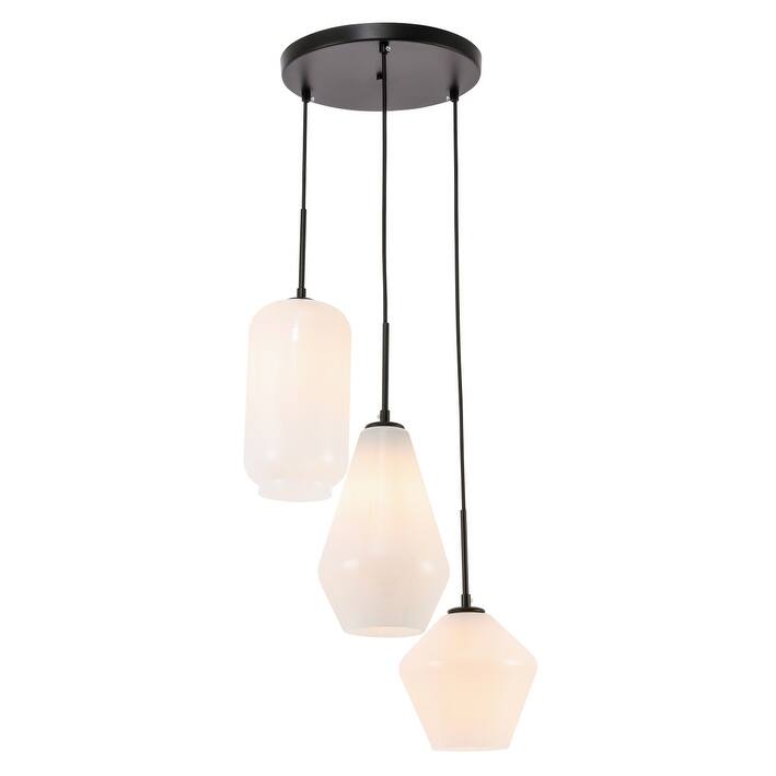 Gerald Glass 3-light Pendant