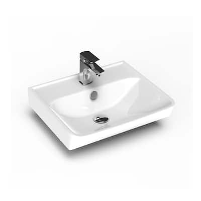 WS Bath Collections Neo 45.01 Neo 17-11/16" Rectangular Ceramic Wall
