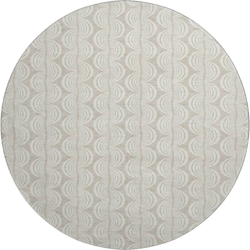 Premium Washable Super Soft Transitional Scallop Mayfield Rug