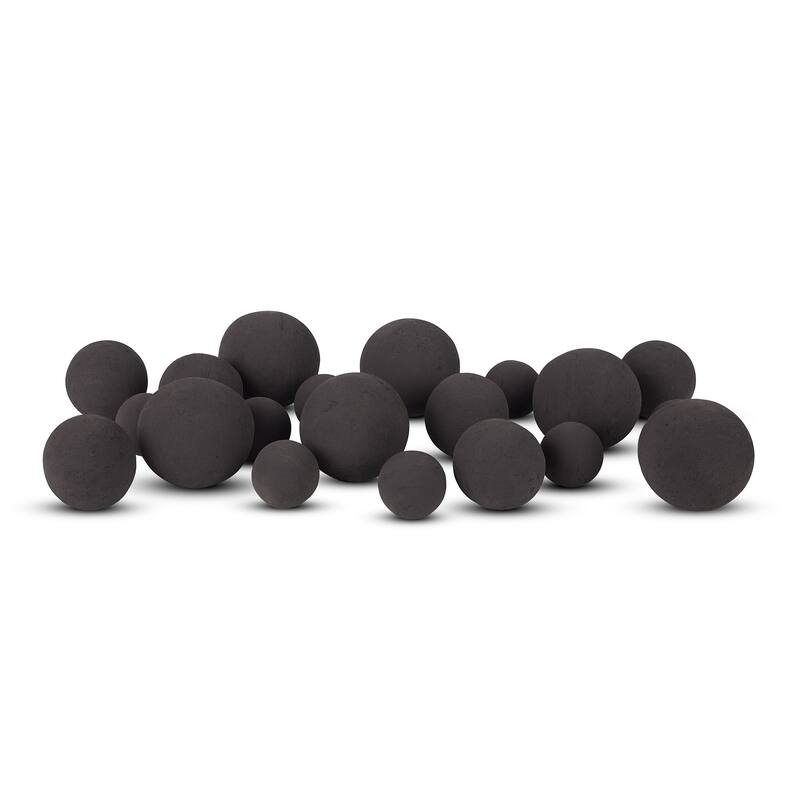 20-Piece Outdoor Fire Pit Sphere Set