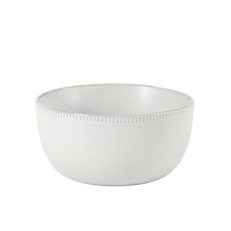 Gibson Elite Menlo Park 16-Piece Pottery Clay Stoneware Dinnerware Set - Reactive Glaze, Embossed, Service for 4