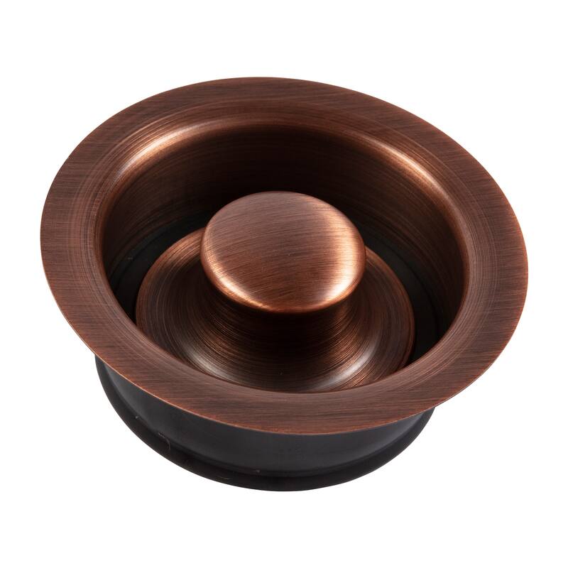 SinkSense Antique Copper 3.5" Disposal Flange Drain with Stopper