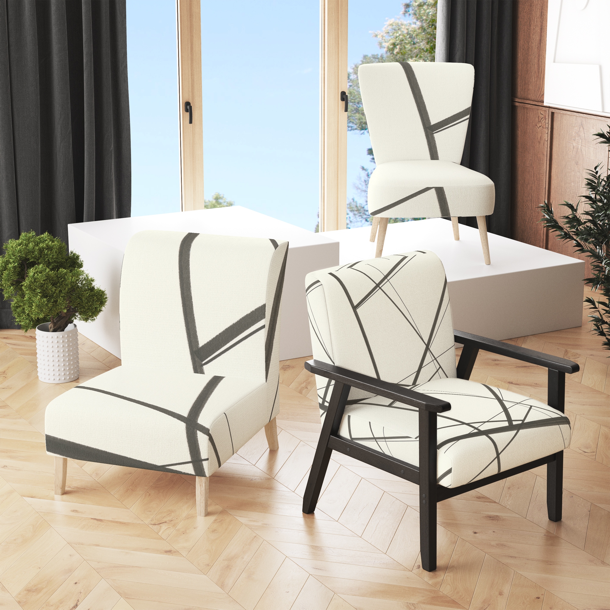 Accent chair minimalist sale