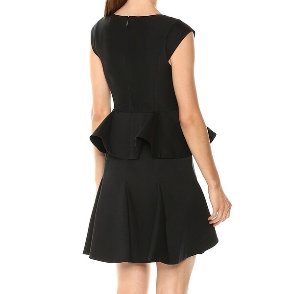 halston heritage peplum dress