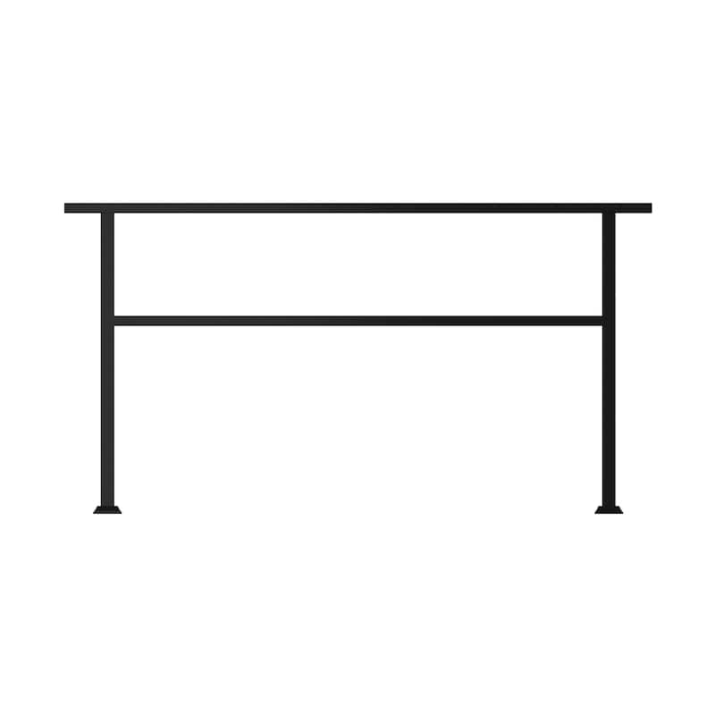 Sturdy Aluminum Stair Rail for Home, Hotel, Garden Choose from 3 Sizes