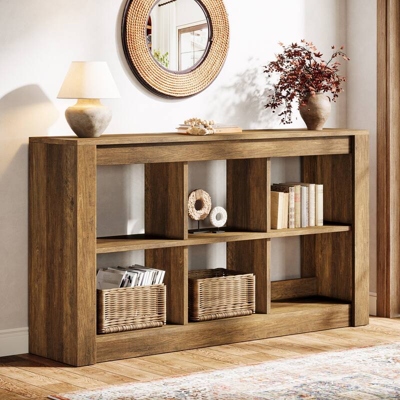 55.12 Inch Farmhouse Console Table for Entryway