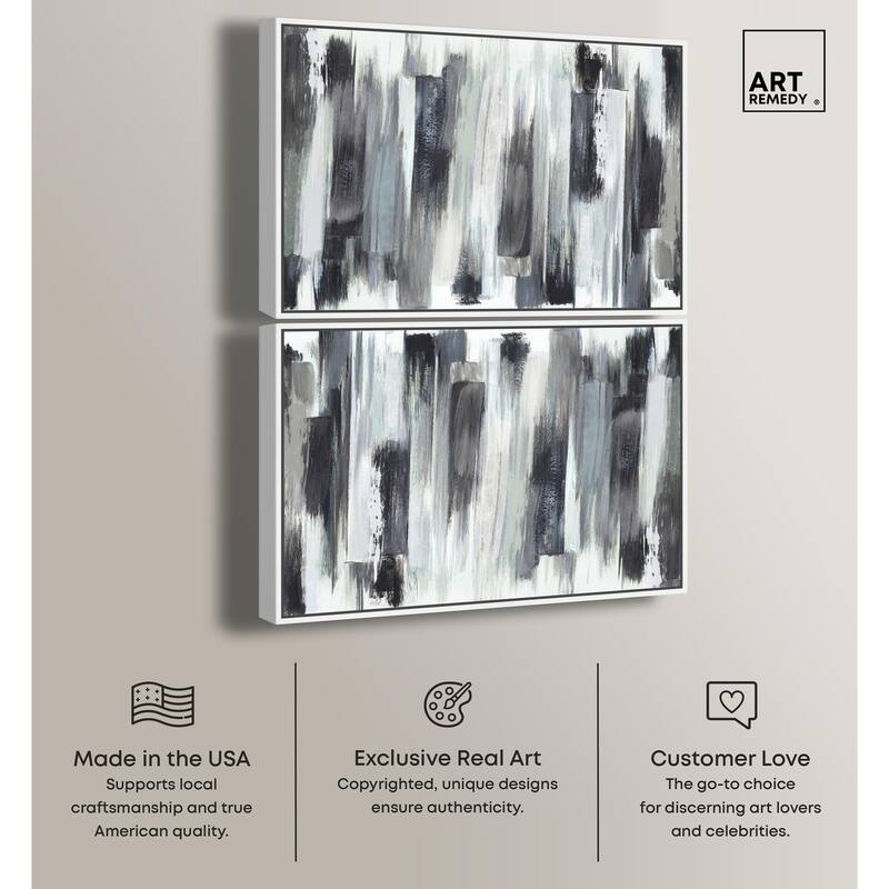 Simple Pink Look Canvas by Art Remedy