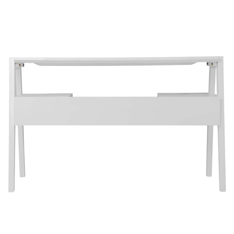 SEI Furniture Casella Midcentury Modern Writing Desk with Storage