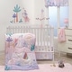 preview thumbnail 4 of 2, Bedtime Originals Elephant Dreams Nursery/Child Light Pink Window Valance